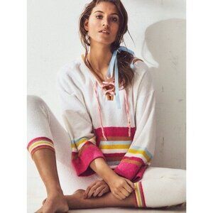 LoveShackFancy Fenmore Striped Hoodie